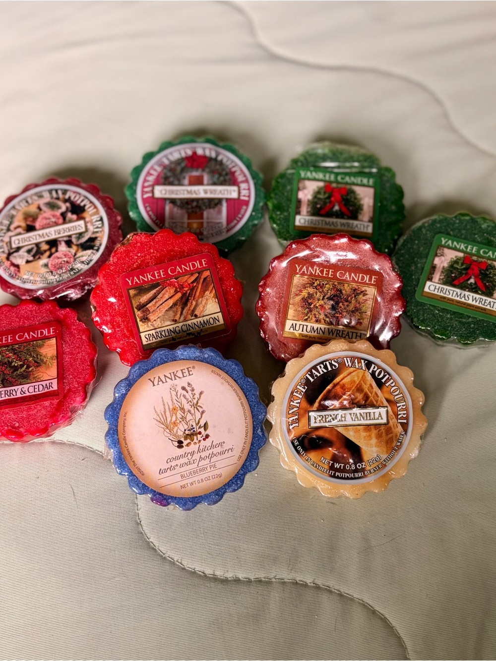 Yankee Candle Wax Melts Set of 9